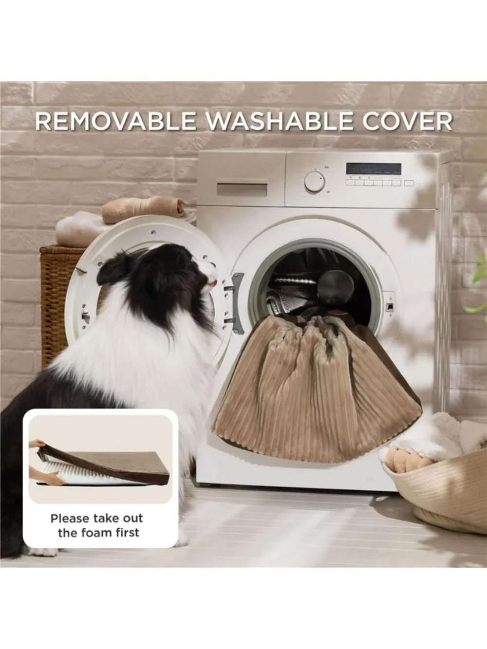 Comfy Fleece Dog Beds Large Sized Dog Orthopedic Pet Beds CRATE(35